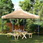 Tenda de Festa 292 x 292 x 315 cm Terracota Tecido Oxford
