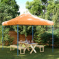 Tenda de Festa 292 x 292 x 315 cm Terracota Tecido Oxford