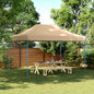 Tenda de Festa Antracite 280 x 410 x 315 cm Tecido Oxford