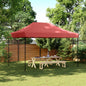 Tenda de Festa Antracite 280 x 410 x 315 cm Tecido Oxford