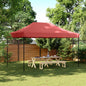 Carpa de Fiesta Antracita 291 x 431 x 315 cm Tela Oxford