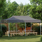 Carpa de Fiesta Antracita 291 x 580 x 315 cm Tela Oxford