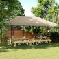 Carpa de Fiesta Antracita 291 x 580 x 315 cm Tela Oxford