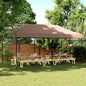 Carpa de Fiesta Antracita 291 x 580 x 315 cm Tela Oxford