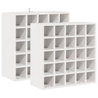 Estante de Vino 2 pcs 56 x 25 x 56 cm Madera de pino macizo