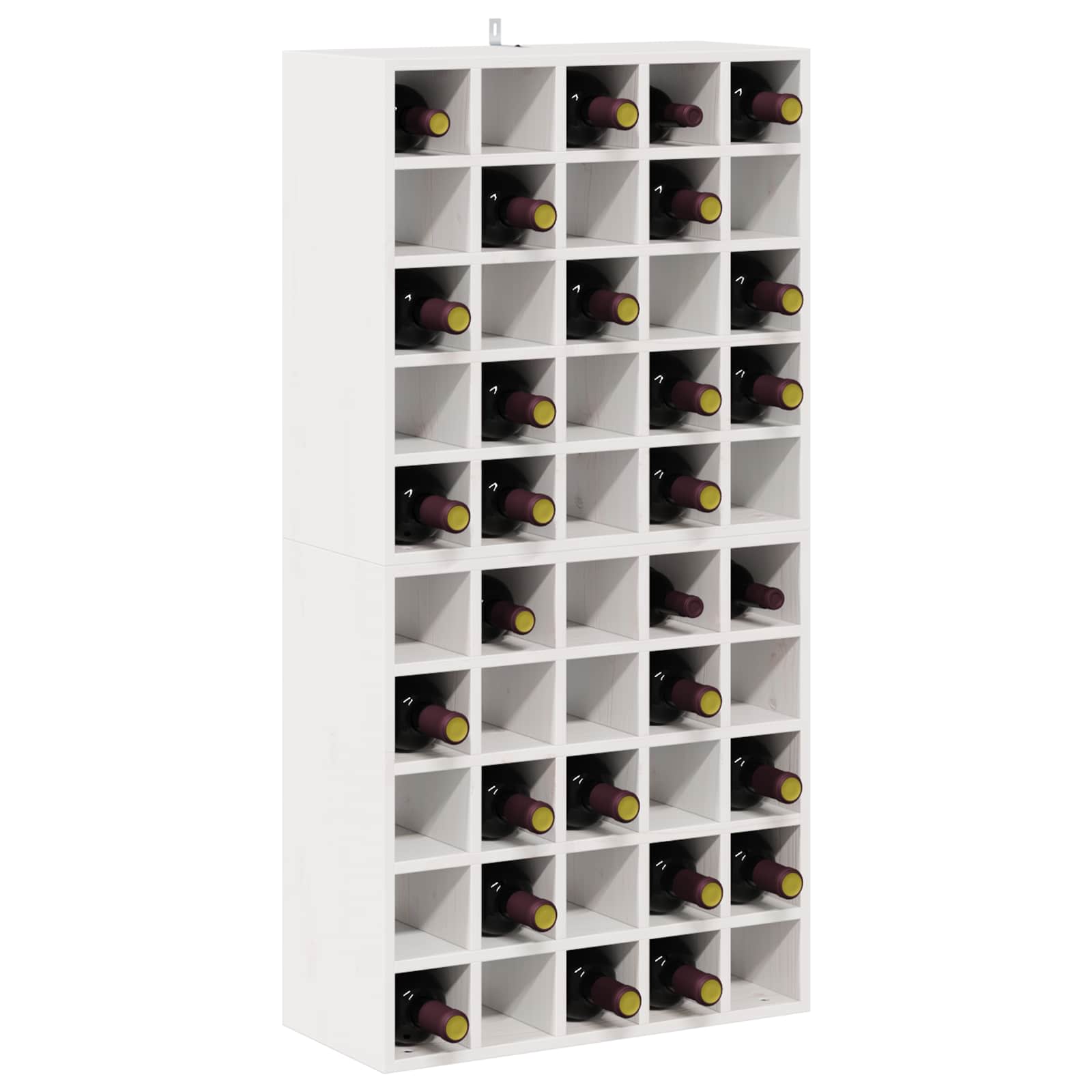 Estante de Vino 2 pcs 56 x 25 x 56 cm Madera de pino macizo
