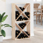 Estante de Vino 2 pcs 56 x 25 x 56 cm Madera de pino macizo