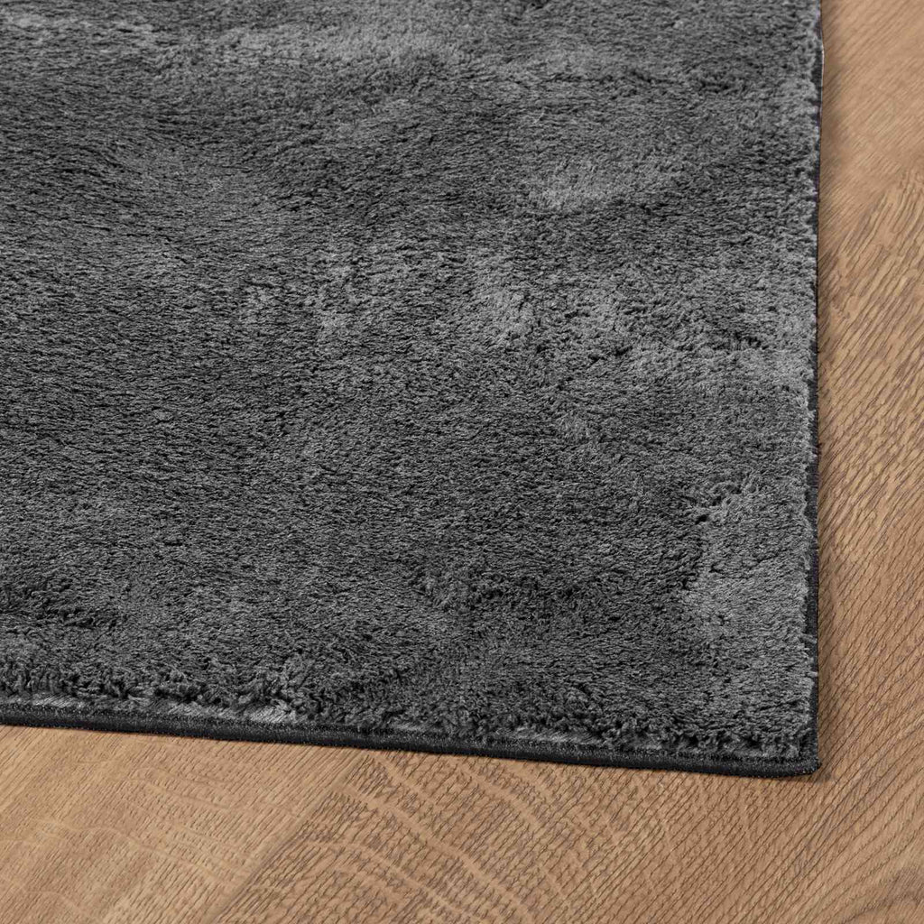 Alfombra suave y lavable de pelo medio HUARTE Antracita