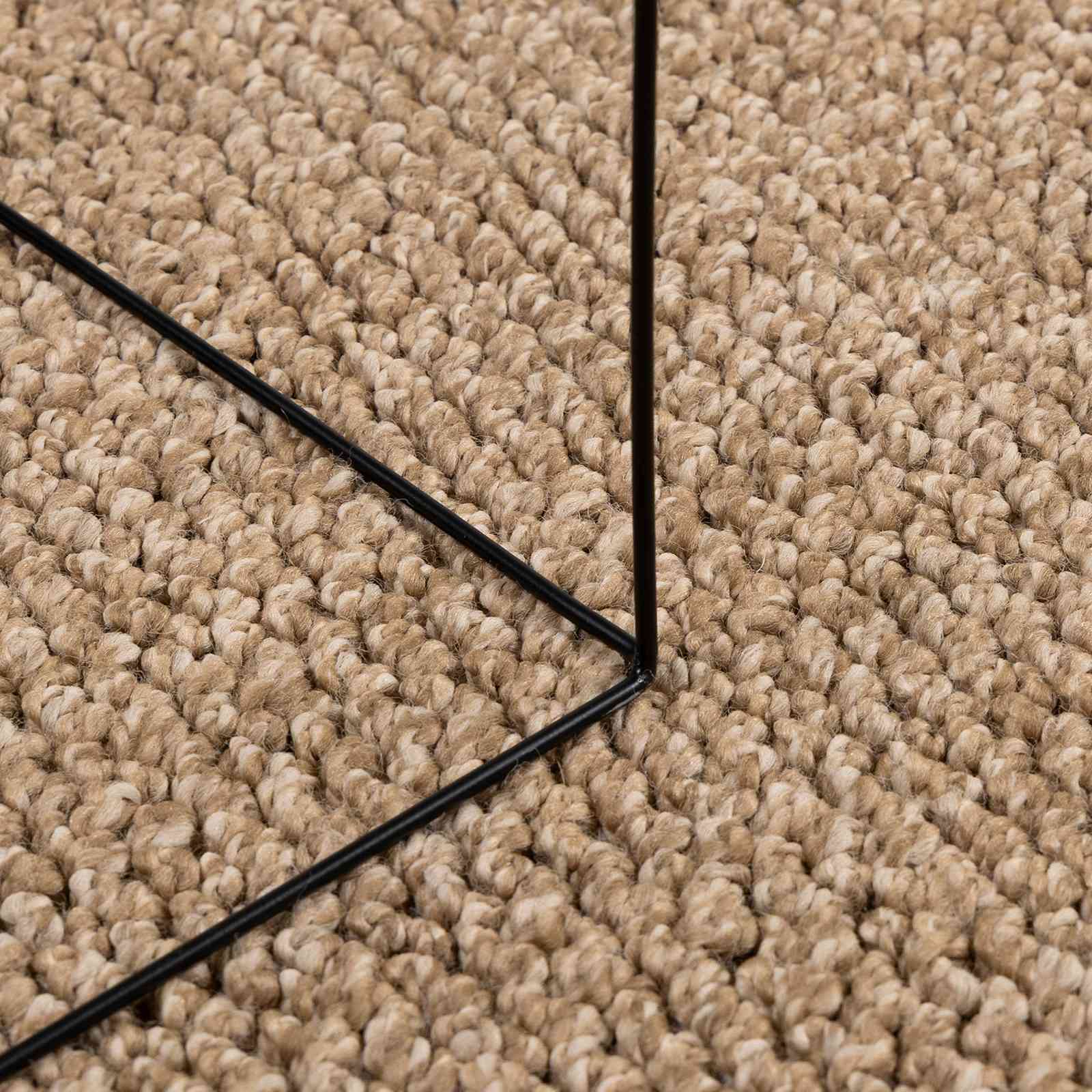 Alfombras de área AGIRA Natural 150 x 80 cm Poliéster