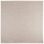 Alfombras de área Cuadrado FARO Crema 120 x 120 cm Poliéster