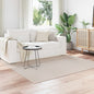 Tapetes de Área Quadrado FARO Creme 120 x 120 cm Poliéster