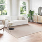 Tapetes de Área Quadrado FARO Creme 120 x 120 cm Poliéster
