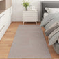 Alfombras de área Cuadrado PALMERAS Beige 120 x 120 cm