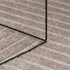 Alfombras de área Cuadrado PALMERAS Beige 120 x 120 cm