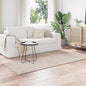 Alfombras de área Cuadrado PALMERAS Beige 120 x 120 cm