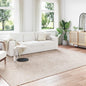 Alfombras de área Cuadrado PALMERAS Beige 120 x 120 cm