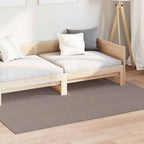 Alfombras de área Cuadrado LUGO Crema 120 x 120 cm Poliéster