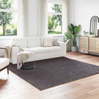 Alfombras de área Cuadrado LUGO Crema 120 x 120 cm Poliéster