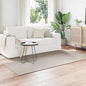 Alfombras de área Cuadrado GALATI Beige 120 x 120 cm Poliéster