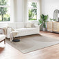Alfombras de área Cuadrado GALATI Beige 120 x 120 cm Poliéster