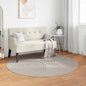 Alfombras de área Cuadrado GALATI Beige 120 x 120 cm Poliéster