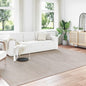 Alfombras de área Cuadrado GALATI Beige 120 x 120 cm Poliéster