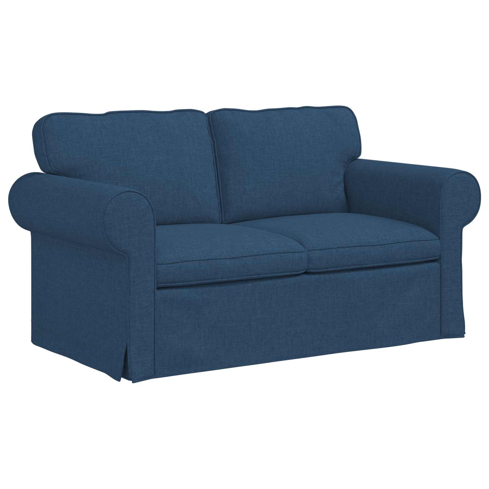 Juego de Sofá 2 pcs Azul 155 x 82 x 80 cm tela