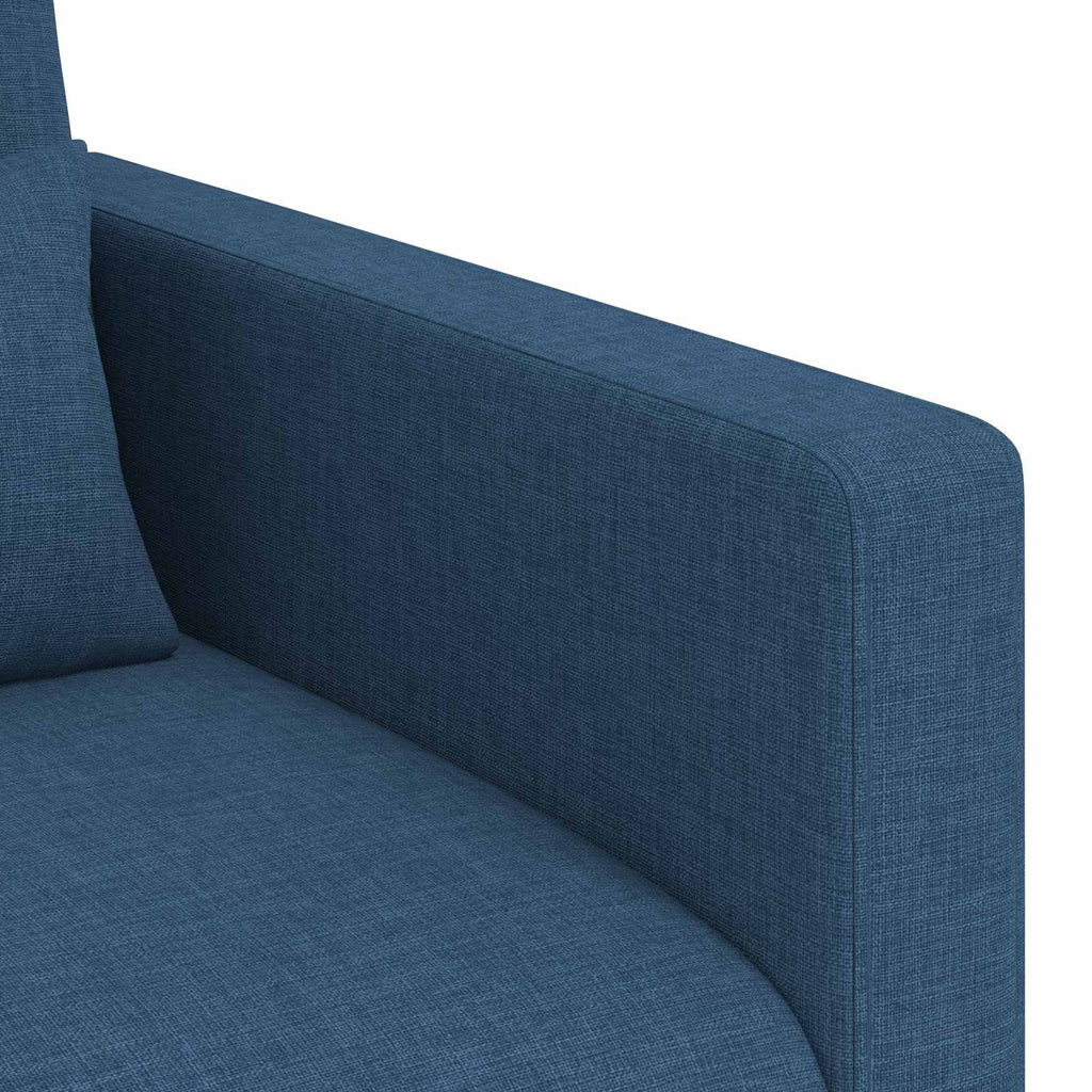 Juego de Sofá 2 pcs Azul 139 x 78 x 80 cm tela