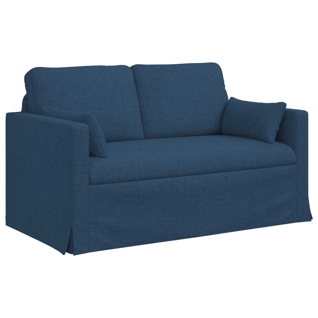 Juego de Sofá 2 pcs Azul 139 x 78 x 80 cm tela