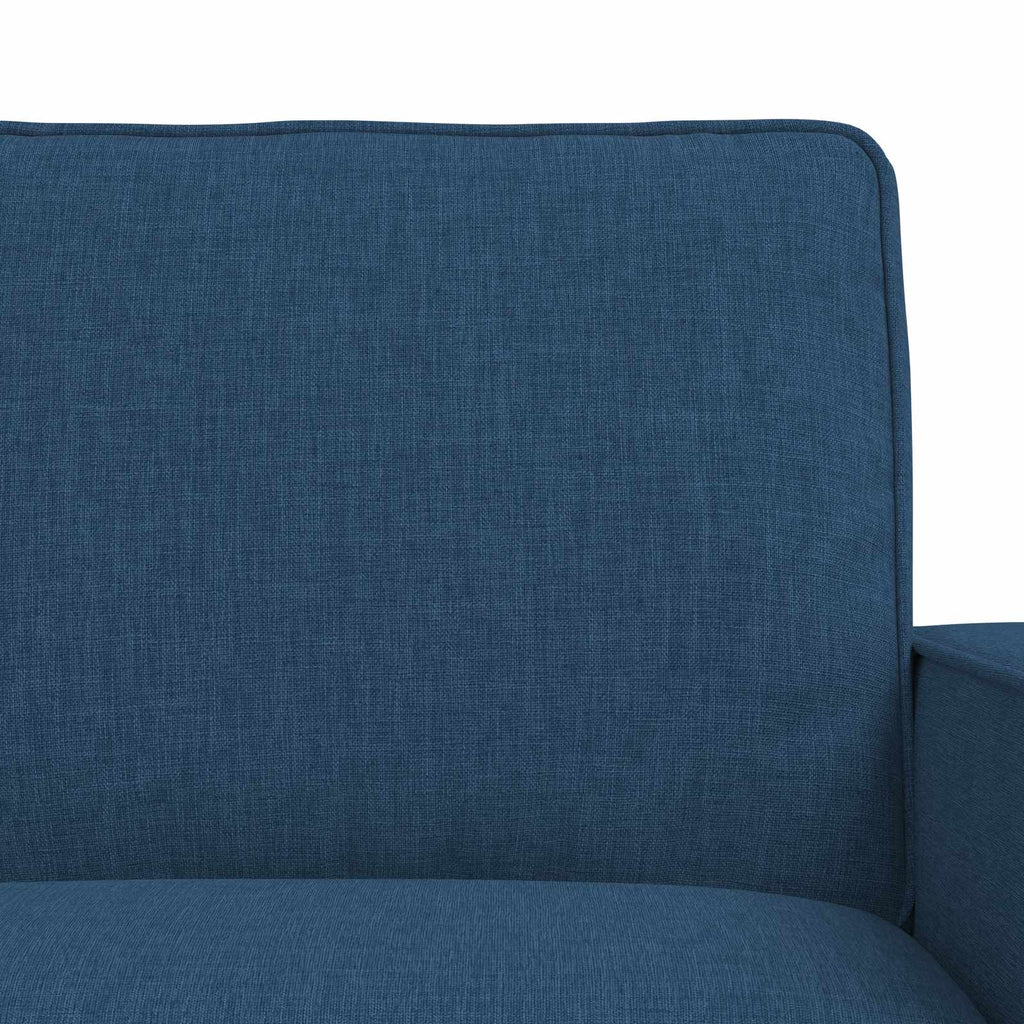 Juego de Sofá 2 pcs Azul 162 x 80 x 82 cm tela