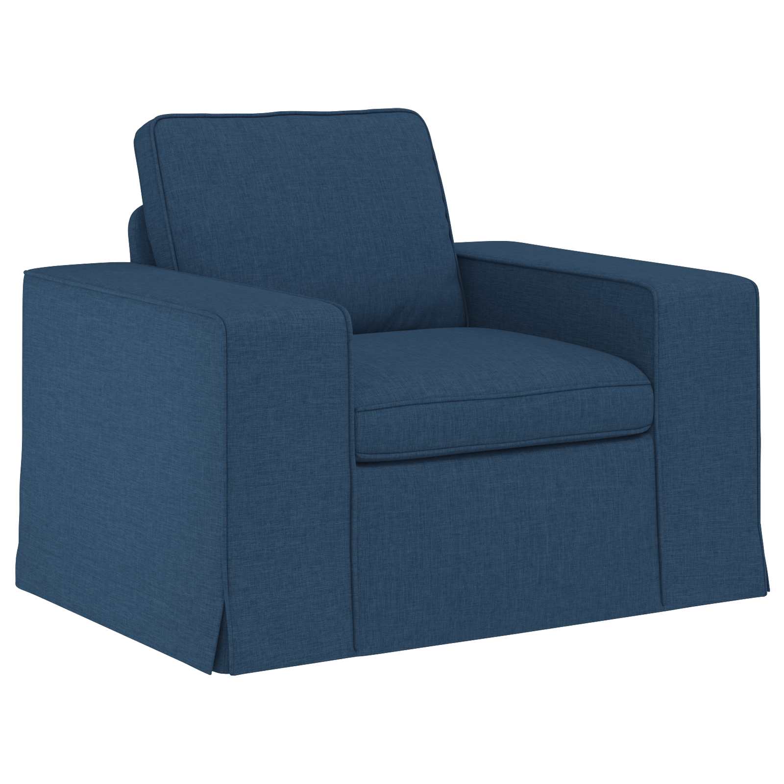 Juego de Sofá 2 pcs Azul 162 x 80 x 82 cm tela