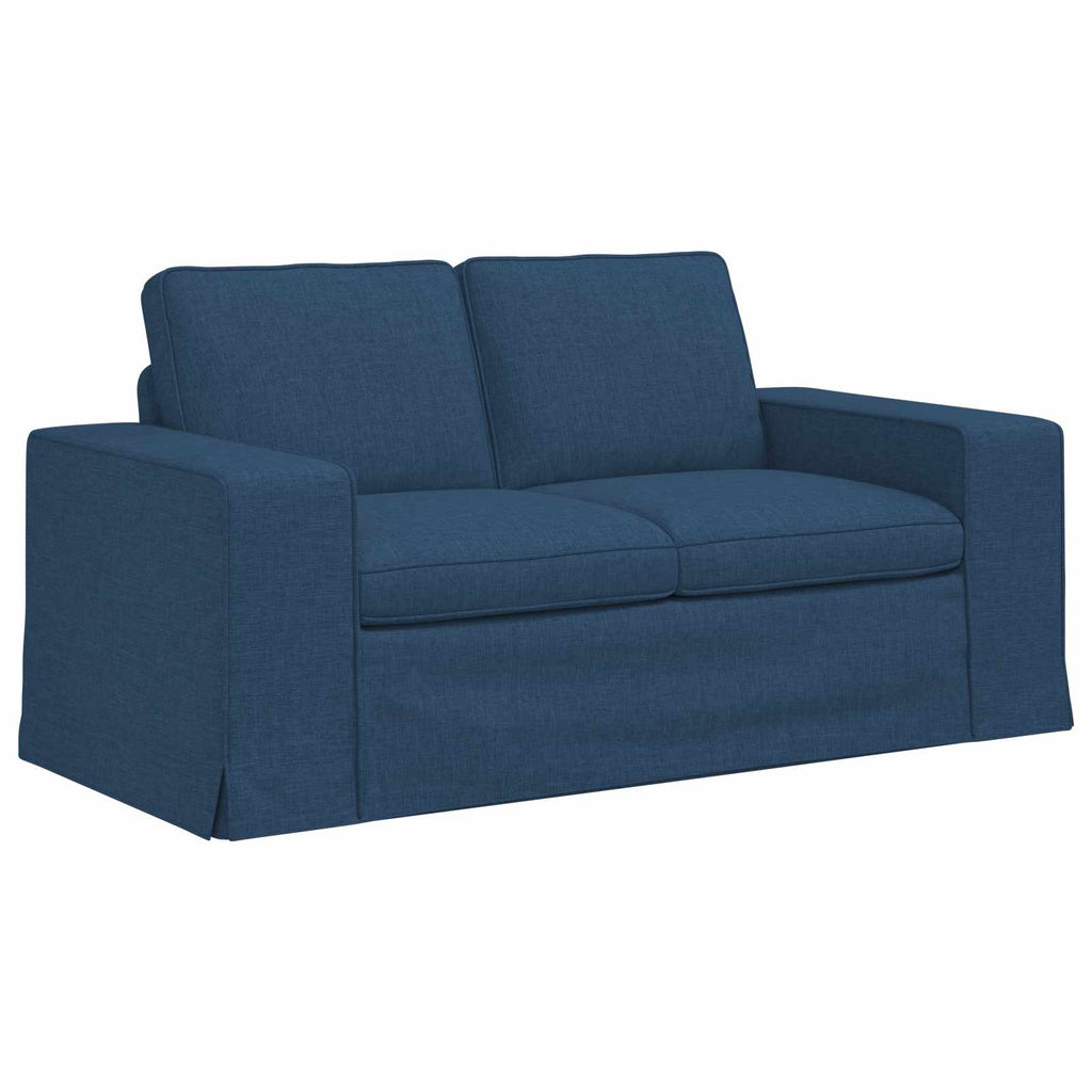 Juego de Sofá 2 pcs Azul 162 x 80 x 82 cm tela