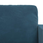 Juego de Sofá 2 pcs Azul 138 x 78 x 80 cm Terciopelo