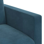 Juego de Sofá 2 pcs Azul 138 x 78 x 80 cm Terciopelo