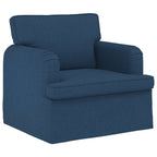 Juego de Sofá 2 pcs Azul 144 x 80 x 85 cm tela
