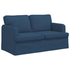 Juego de Sofá 2 pcs Azul 144 x 80 x 85 cm tela