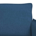 Juego de Sofá 2 pcs Azul 136 x 82 x 85 cm Tela
