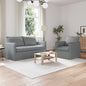 Conjunto de Sofás 2 pcs Azul 136 x 82 x 85 cm Tecido