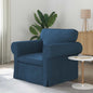 Blue Sofa 155 x 82 x 80 cm fabric