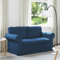 Blue Sofa 155 x 82 x 80 cm fabric