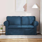 Sofá Azul 155 x 82 x 80 cm tela