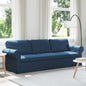 Blue Sofa 155 x 82 x 80 cm fabric