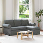 Blue Sofa 215 x 138 x 80 cm fabric