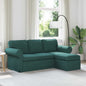 Blue Sofa 215 x 138 x 80 cm fabric