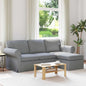 Blue Sofa 215 x 138 x 80 cm fabric