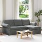 Blue Sofa 215 x 138 x 80 cm fabric