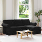 Blue Sofa 215 x 138 x 80 cm fabric