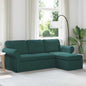Blue Sofa 215 x 138 x 80 cm fabric