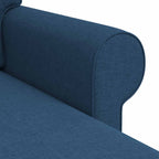 Sofá Azul 215 x 138 x 80 cm tela