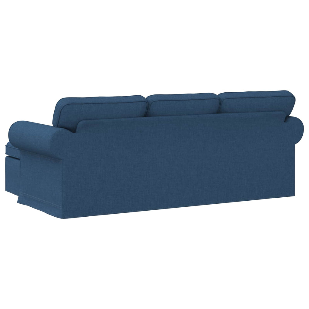 Sofá Azul 215 x 138 x 80 cm tela